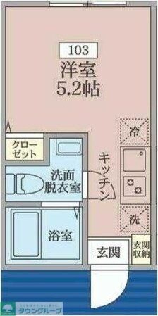 クレオパトラ西生田の物件間取画像